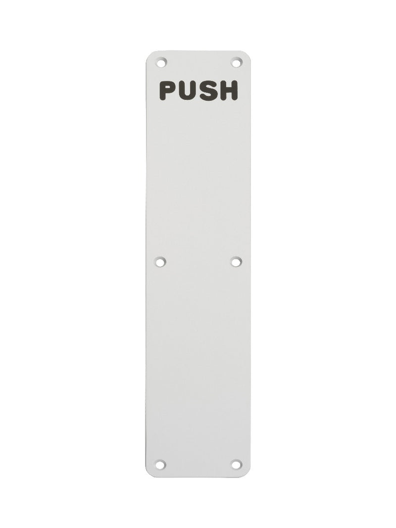 Finger Plate 350 X 75Mm - Push - Satin Anodised Aluminium