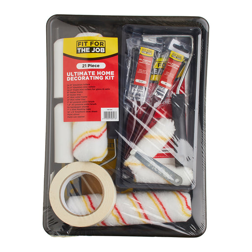 Fit For The Job 21 pc Ultimate Home Decorating Kit
