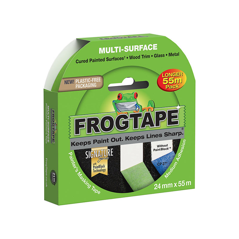 Frogtape Multi-surface Green Masking Tape (L)55m (W)24mm