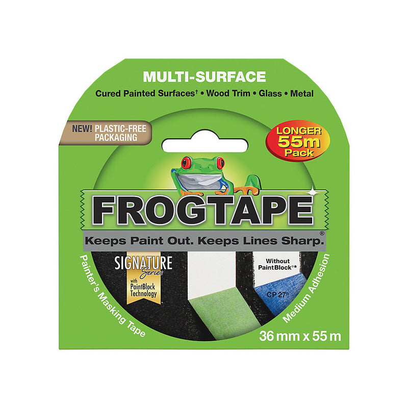 Frogtape Multi-surface Green Masking Tape (L)55m (W)36mm