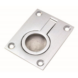 Flush Pull Ring - Polished Brass 38MMx50MM