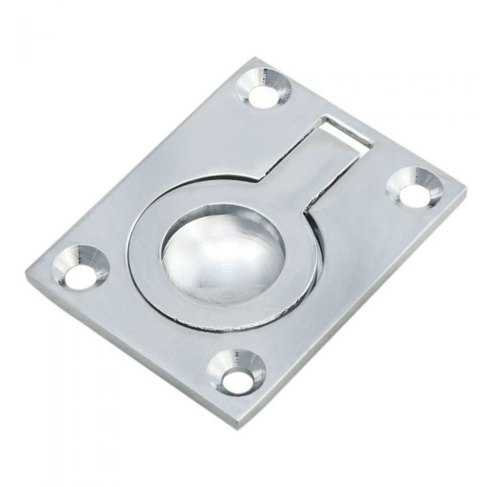 Flush Pull Ring - Polished Chrome 38MMx50MM