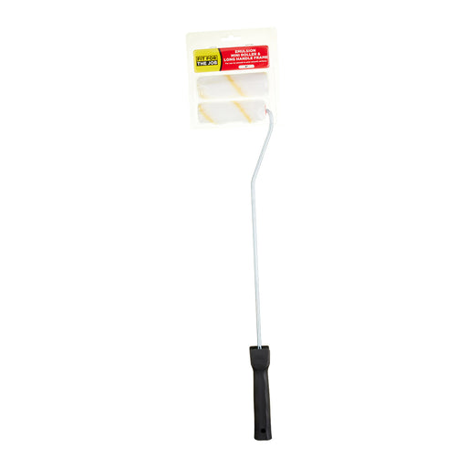 Fit For The Job 2pk 4" Emulsion Mini Rollers & Frame