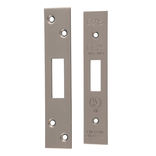 Forend Strike & Fixings - Eds/Lds - Square - Matt Bronze