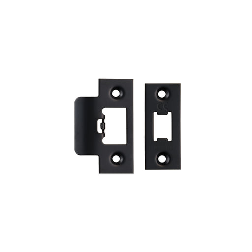 Forend Strike & Fixings - Tls - Square - Matt Black