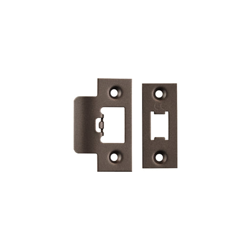 Forend Strike & Fixings - Tls - Square - Matt Bronze
