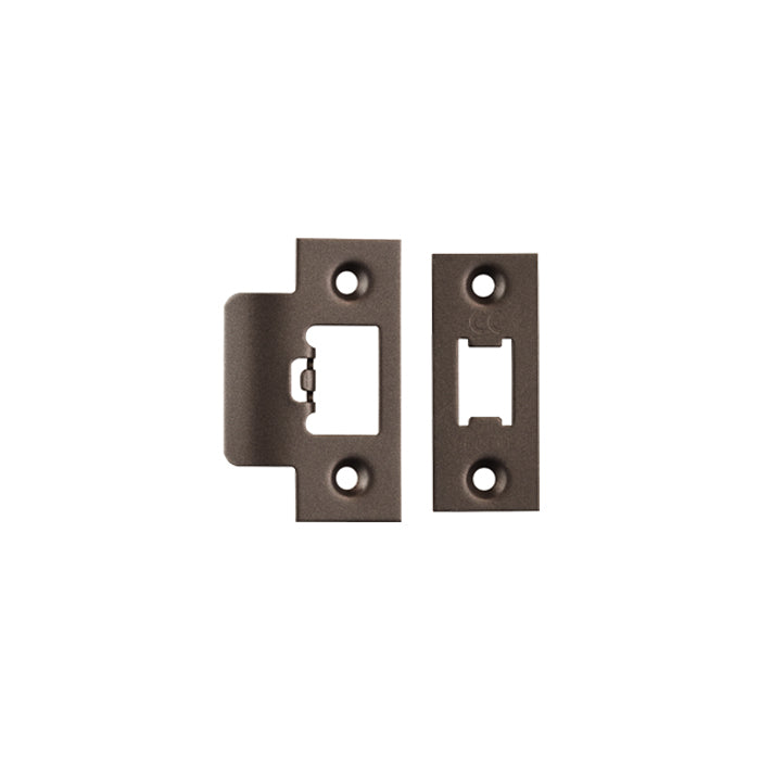 Forend Strike & Fixings - Tls - Square - Matt Bronze