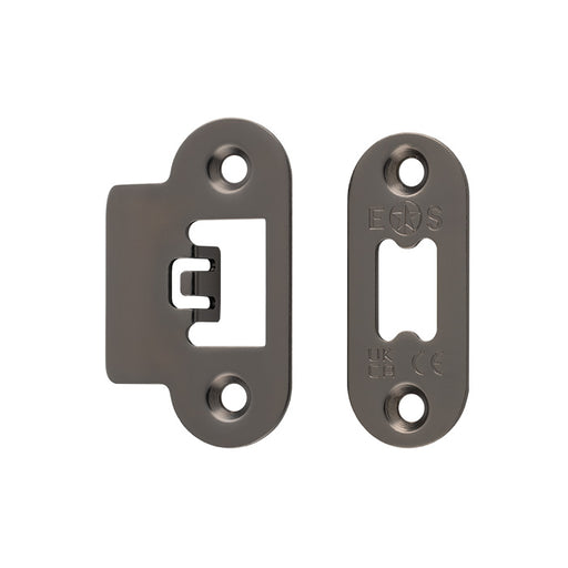 Forend Strike & Fixings - Tls - Radius - Matt Bronze