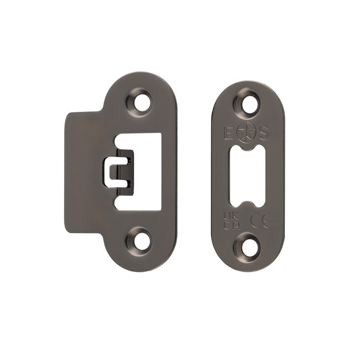 Forend Strike & Fixings - Tls - Radius - Matt Bronze