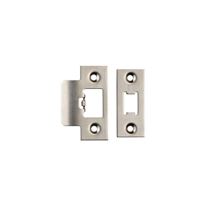 Forend Strike & Fixings - Tls - Square - Satin Stainless Steel