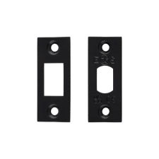 Forend Strike & Fixings - Tld - Square - Matt Black