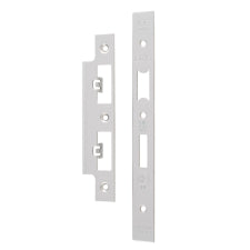 Forend Strike & Fixings - Dls7260Ep/Dls7860Wc - Square - Bright Stainless Steel