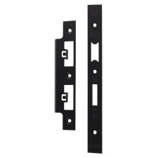 Forend Strike & Fixings - Dls7260Ep/Dls7860Wc - Square - Matt Black