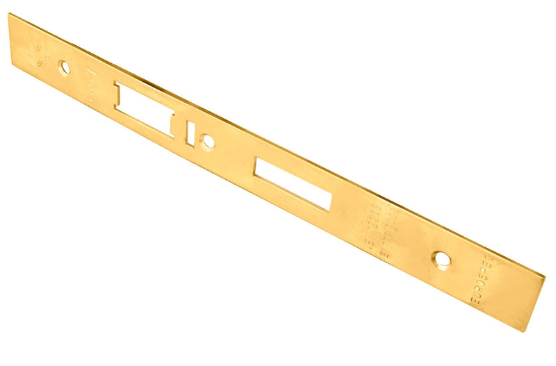 Forend Strike & Fixings - Dls7260Esc - Square - Stainless Brass