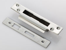 Forend Strike & Fixing Pack - Lsb - Square - Bright Stainless Steel