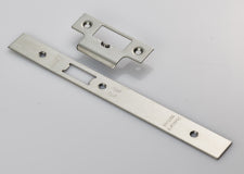 Forend Strike & Fixings - Dls0060L - Square - Satin Stainless Steel