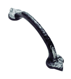 Hammered Fleur De Lys Handle 102Mm C/C - Black Antique 102 ( 151 )