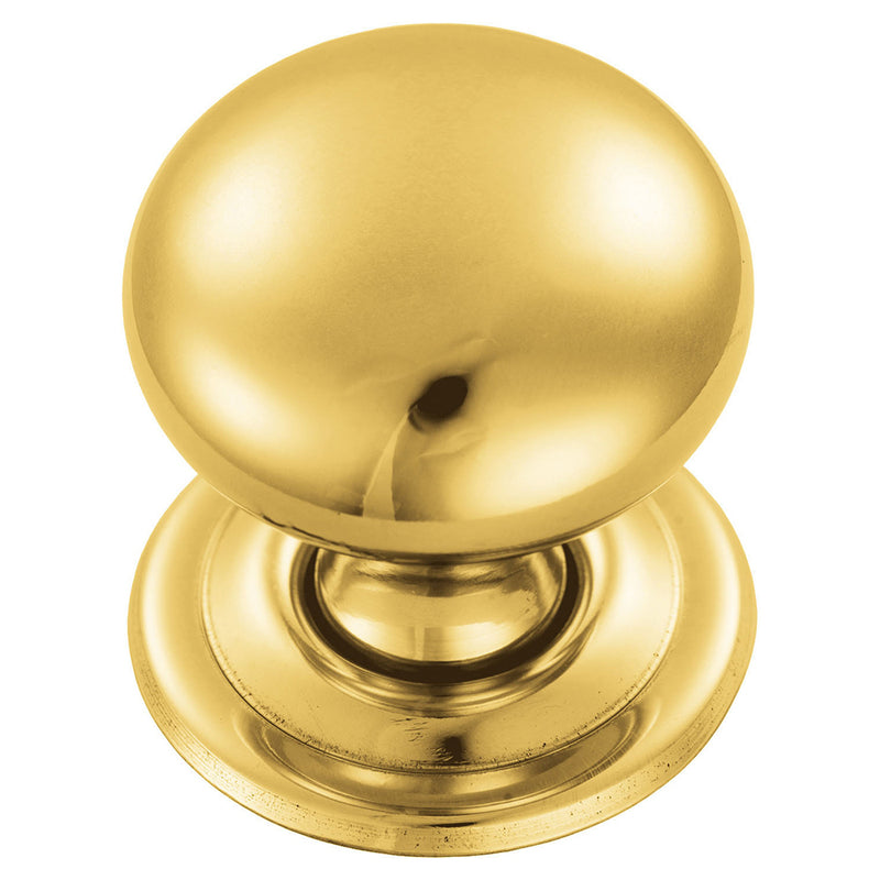 Hollow Victorian Knob 38Mm - Polished Brass 38 ( 37 )