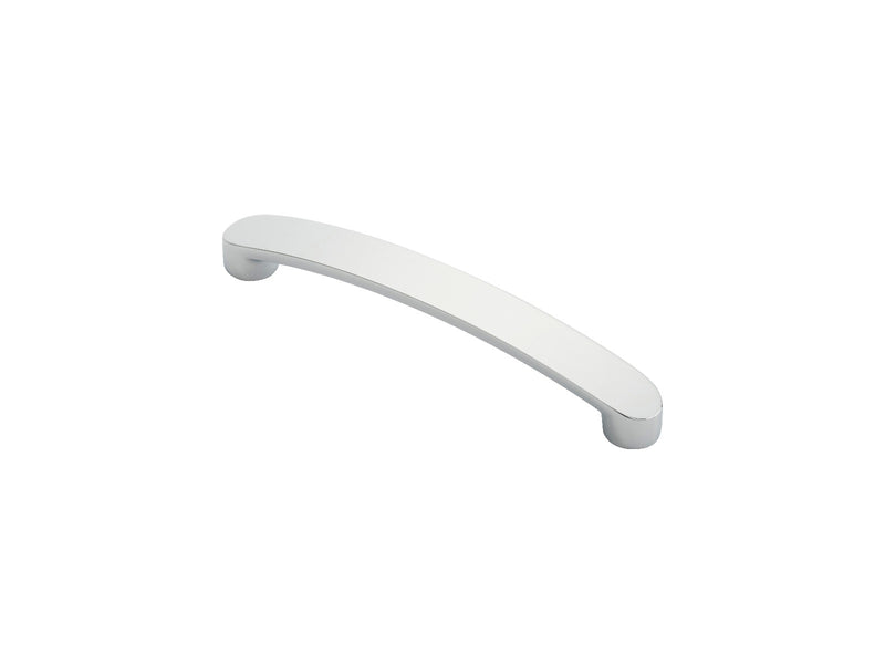 Radiused End Flat Bow Handle 128Mm C/C - Polished Chrome 128 ( 145 )