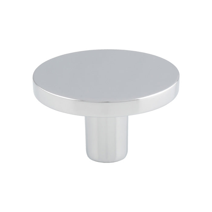 Circular Cupboard Knob 41Mm Dia - POLISHED CHROME 41