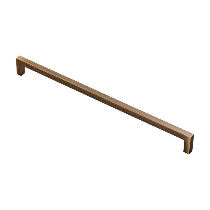Block Handle 320Mm C/C - Antique Brass 320mm