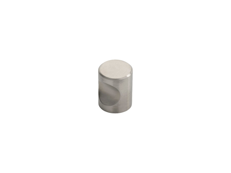 Stainless Steel Cylindrical Knob 20Mm - Stainless Steel ( 20 )