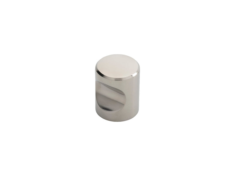 Stainless Steel Cylindrical Knob 25Mm - Polished Stainless Steel ( 25 )