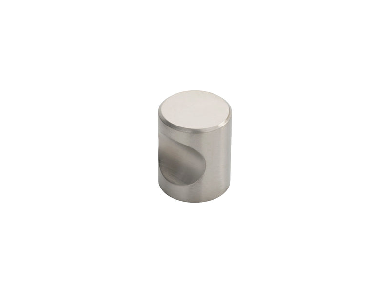 Stainless Steel Cylindrical Knob 25Mm - Stainless Steel ( 25 )