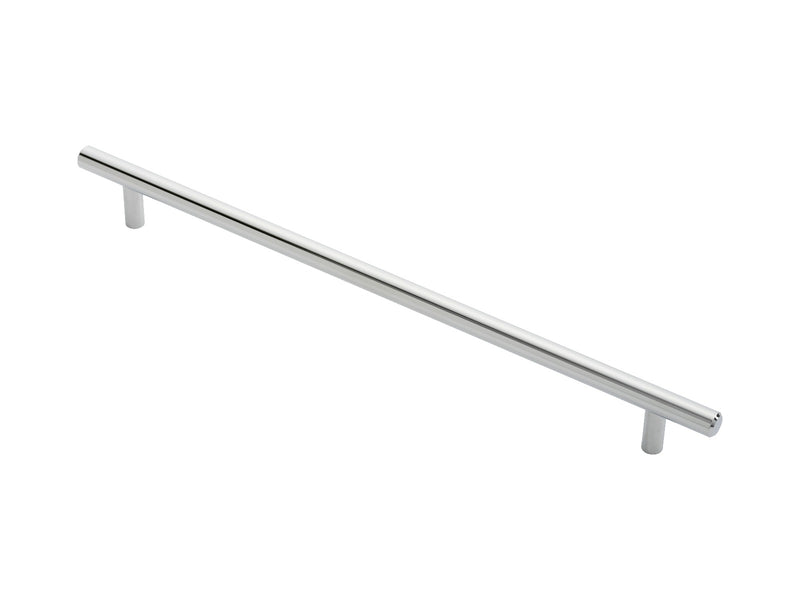 12Mm Dia. T-Bar Pull Handle - 288Mm C/C - Bolt Through Fixing - Polished Chrome 288 ( 348 )