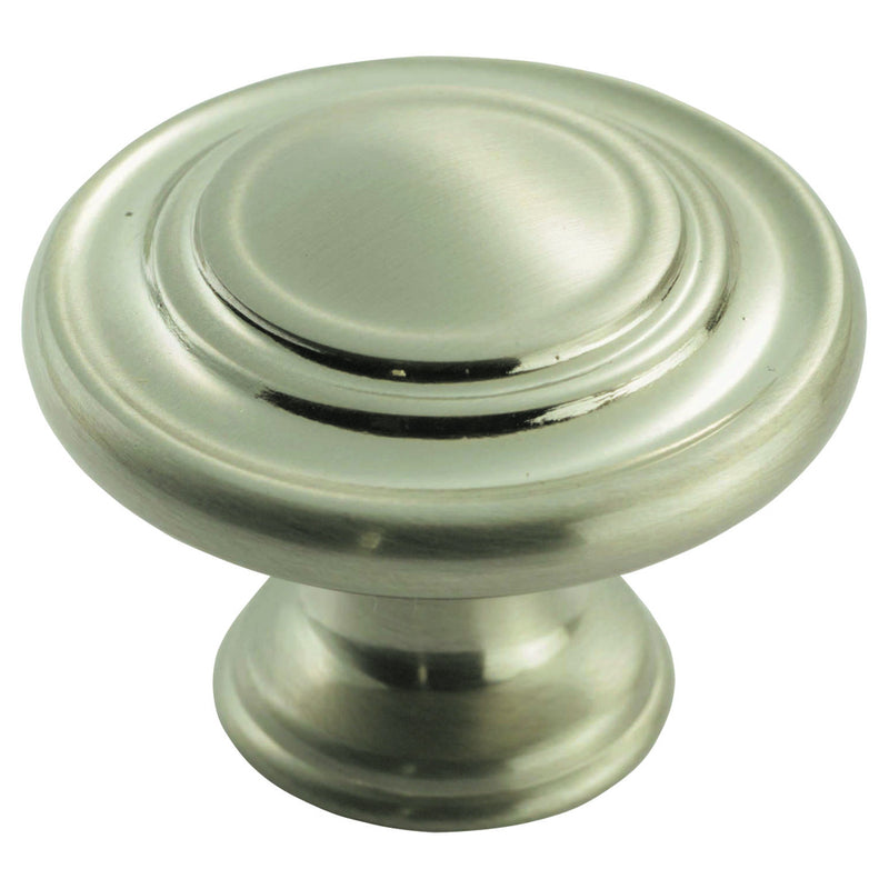 Traditional Pattern Knob 34Mm - Satin Nickel 34mm