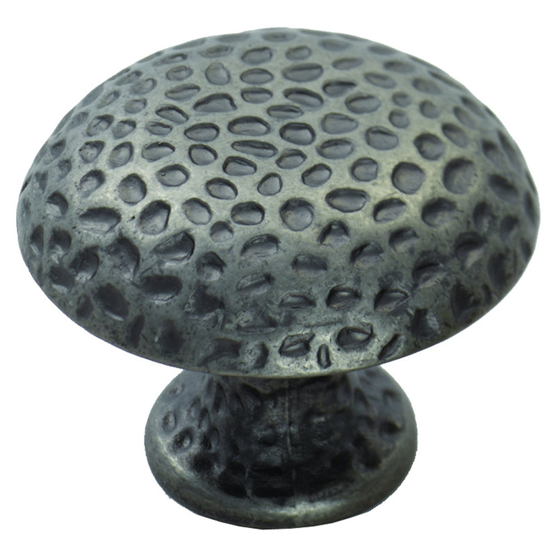 Hammered Finish Knob 38Mm - Antique Steel 20 ( 38 )
