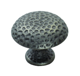 Hammered Finish Knob 32Mm - Antique Steel 18 ( 32 )