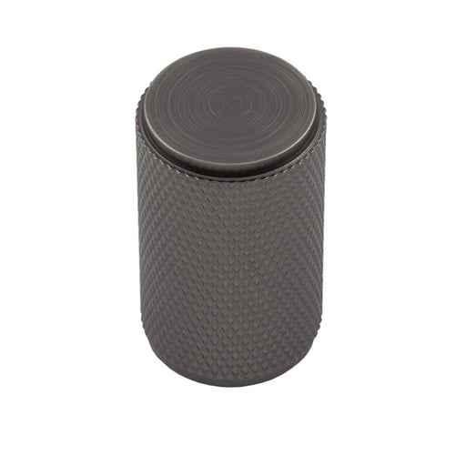 Knurled Cabinet Knob - Anthracite