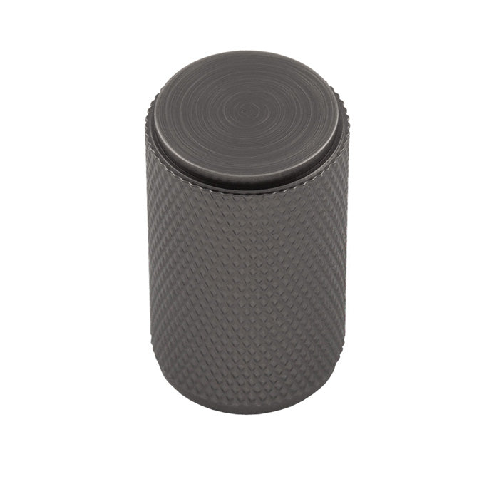 Knurled Cabinet Knob - Anthracite