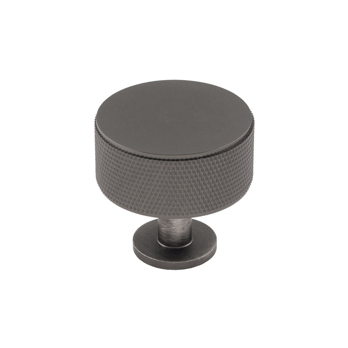 Knurled Cabinet Radio Knob - Anthracite