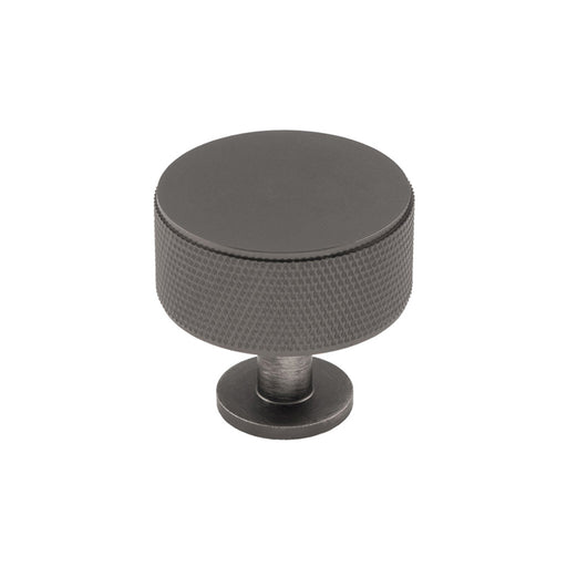 Knurled Cabinet Radio Knob - Anthracite