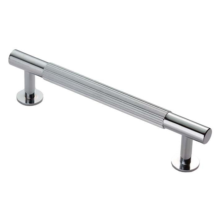 Lines Cabinet Pull Handle 128Mm C/C - Polished Chrome