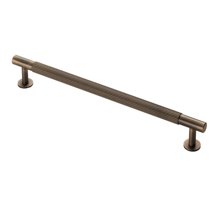 Lines Cabinet Pull Handle 224Mm C/C - Antique Brass