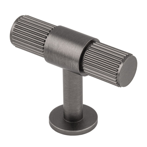Lines Cabinet T-Bar Knob - Anthracite