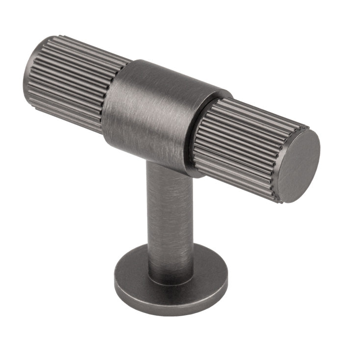Lines Cabinet T-Bar Knob - Anthracite