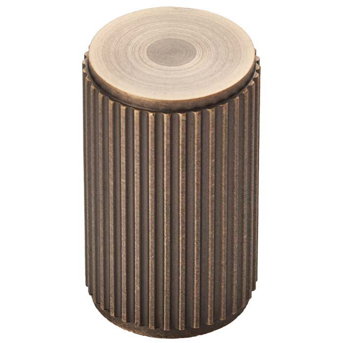 Lines Cabinet Knob - Antique Brass