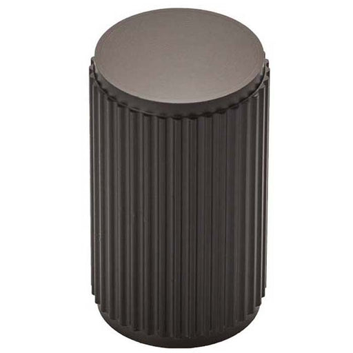 Lines Cabinet Knob - Matt Black