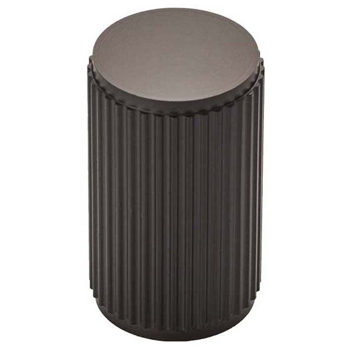 Lines Cabinet Knob - Matt Black