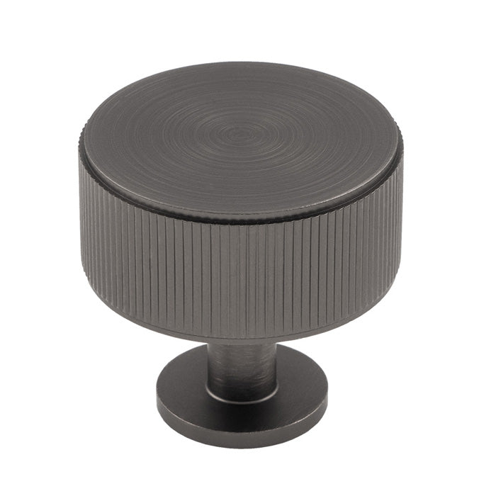 Lines Cabinet Radio Knob - Anthracite