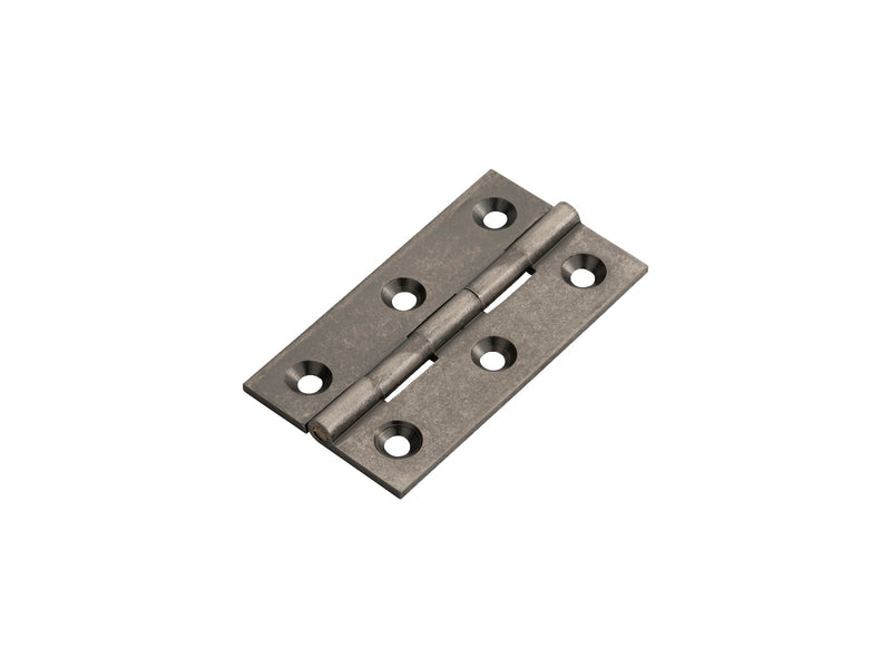 64 X 35 X 2Mm Cabinet Hinge C/W Screws (Pair) - Pewter 64 X 35 X 2MM