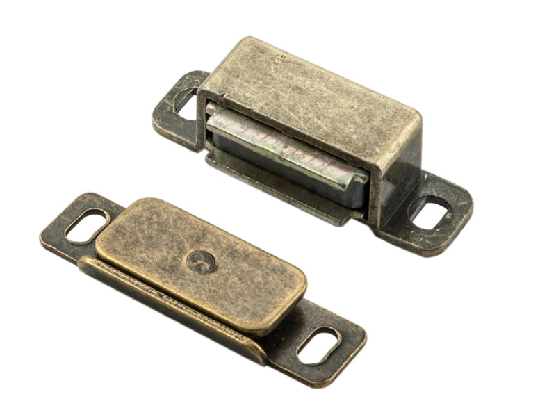 46 X 15 X 14Mm - Steel Magnetic Catch - 6Kg Pull - Florentine Bronze 46 x 15 x 14