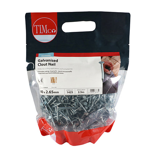 TIMCO Clout Nails Galvanised