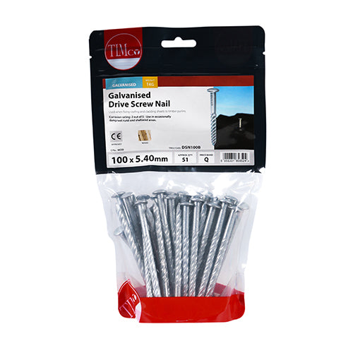 TIMCO Drive Screws Galvanised — 1kg Bag