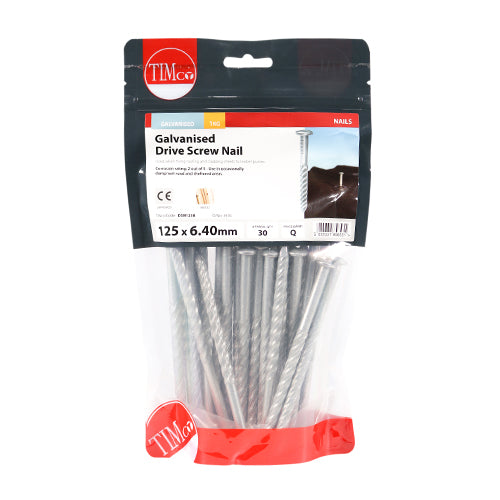 TIMCO Drive Screws Galvanised — 1kg Bag