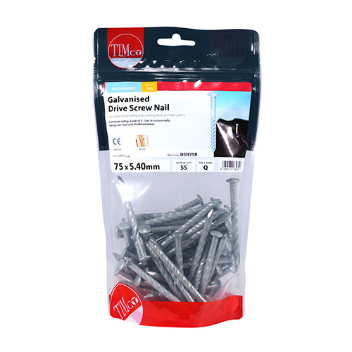 TIMCO Drive Screws Galvanised — 1kg Bag